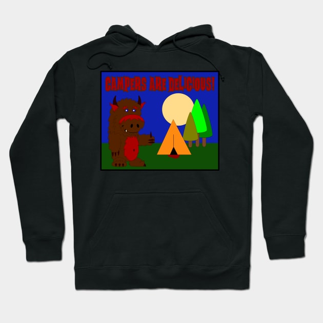 Grumble the Sassy-Squatch Hoodie by dflynndesigns